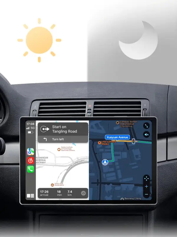 Radio Android do BMW Serii 3 E46 M3 CarPlay Android Auto 4G WiFi GPS DSP