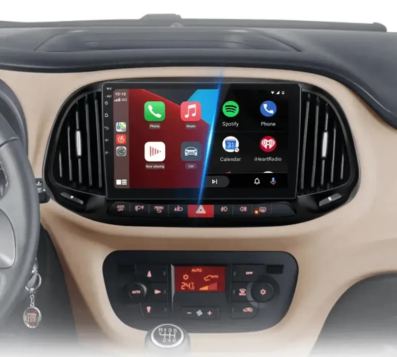 Radio Android do Fiat Doblo (2015-2019) CarPlay Android Auto 4G WiFi GPS DSP