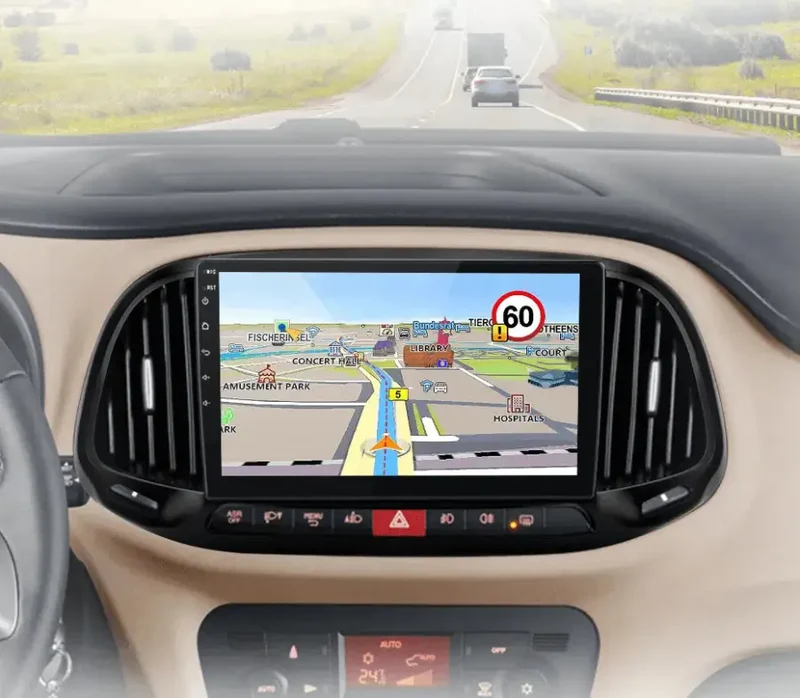Radio Android do Fiat Doblo (2015-2019) CarPlay Android Auto 4G WiFi GPS DSP