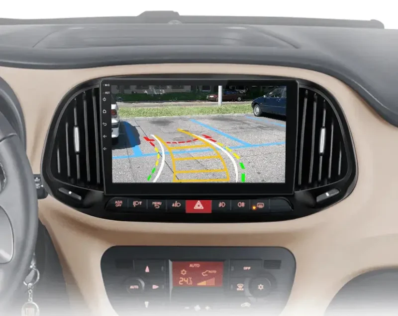 Radio Android do Fiat Doblo (2015-2019) CarPlay Android Auto 4G WiFi GPS DSP