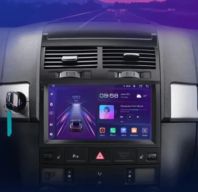 Radio Android do Volkswagen VW Touareg (2002-2010) CarPlay Android Auto 4G WiFi GPS DSP