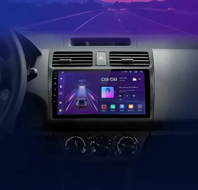 Radio Android do Suzuki Swift (2003-2010) CarPlay Android Auto 4G WiFi GPS DSP