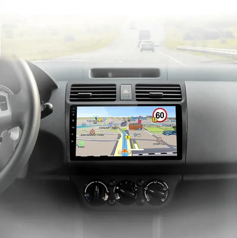 Radio Android do Suzuki Swift (2003-2010) CarPlay Android Auto 4G WiFi GPS DSP