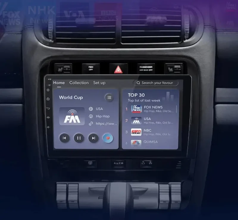 Radio Android do Porsche Cayenne (2002-2010) CarPlay Android Auto 4G WiFi GPS DSP