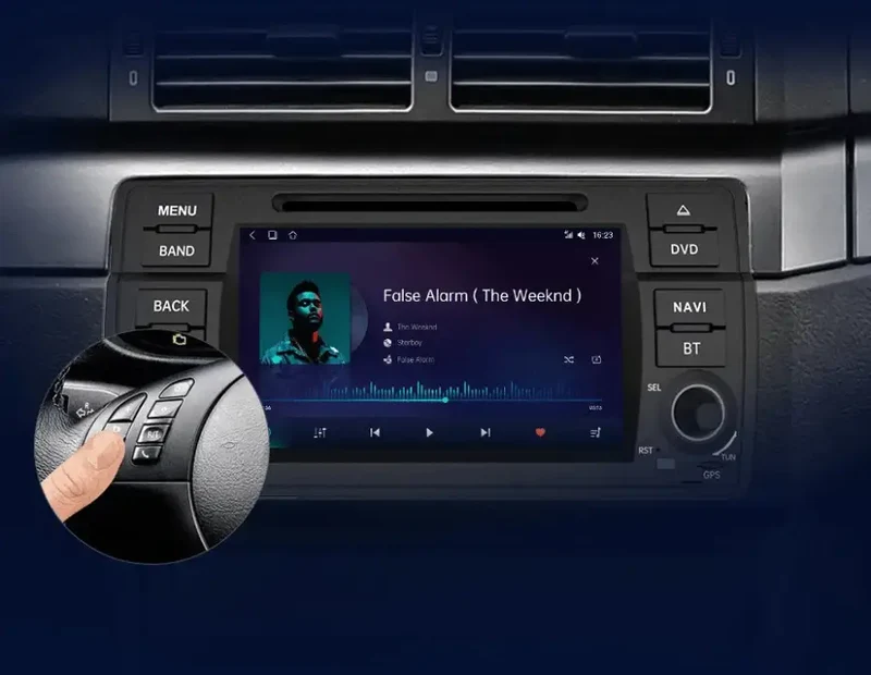 Radio Android do BMW Serii 3 E46 CarPlay Android Auto 4G WiFi GPS DSP