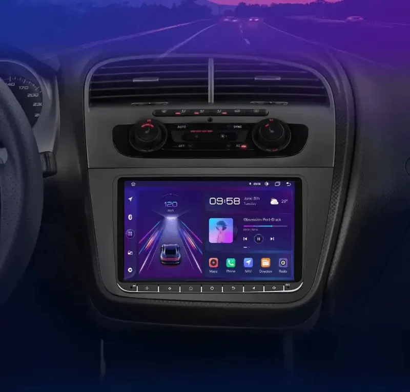 Radio Android do Seat Altea XL Toledo 2004-2009 (2004-2015) CarPlay Android Auto 4G WiFi GPS DSP