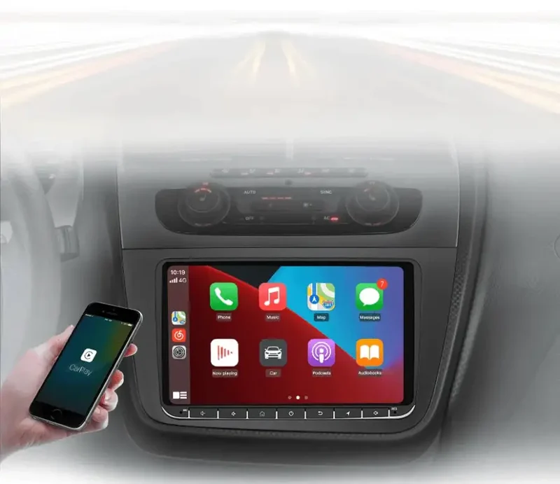 Radio Android do Seat Altea XL Toledo 2004-2009 (2004-2015) CarPlay Android Auto 4G WiFi GPS DSP