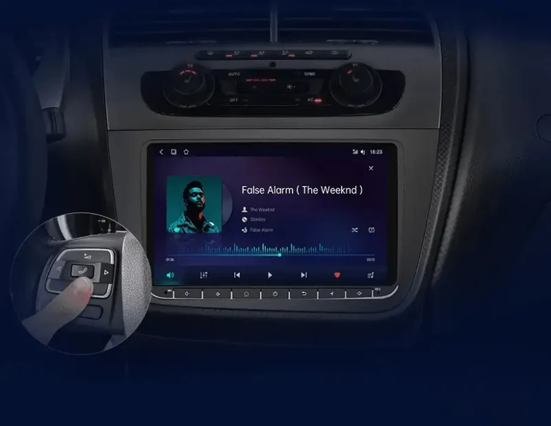 Radio Android do Seat Altea XL Toledo 2004-2009 (2004-2015) CarPlay Android Auto 4G WiFi GPS DSP