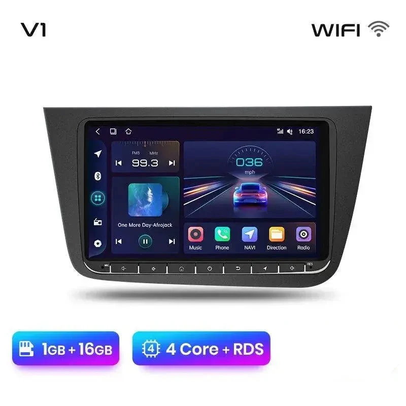 Radio Android do Seat Altea XL Toledo 2004-2009 (2004-2015) CarPlay Android Auto 4G WiFi GPS DSP
