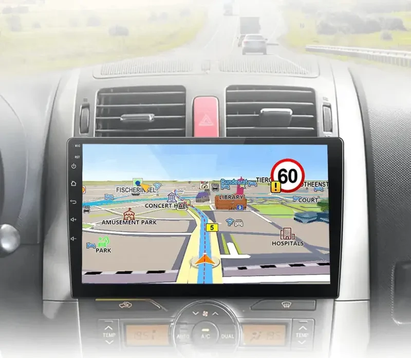 Radio Android do Toyota Auris E150 (2006-2012) CarPlay Android Auto 4G WiFi GPS DSP