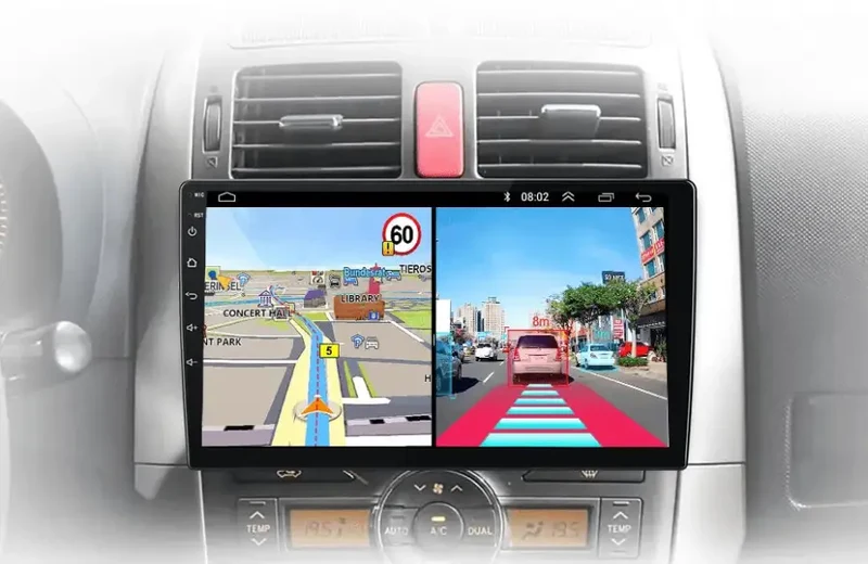 Radio Android do Toyota Auris E150 (2006-2012) CarPlay Android Auto 4G WiFi GPS DSP
