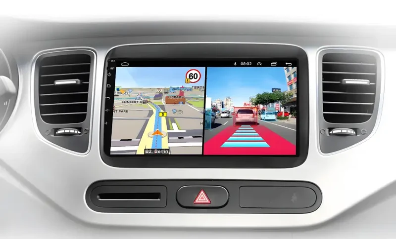 Radio Android do KIA Carens (2013-2018) CarPlay Android Auto 4G WiFi GPS DSP