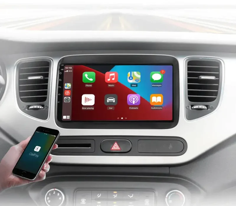 Radio Android do KIA Carens (2013-2018) CarPlay Android Auto 4G WiFi GPS DSP