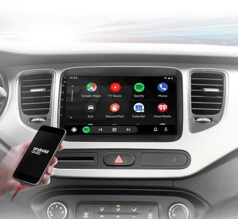 Radio Android do KIA Carens (2013-2018) CarPlay Android Auto 4G WiFi GPS DSP