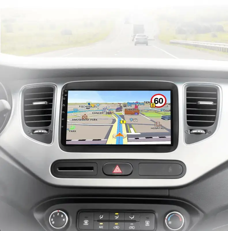 Radio Android do KIA Carens (2013-2018) CarPlay Android Auto 4G WiFi GPS DSP