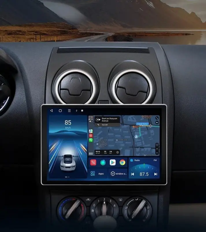 Radio Android do Nissan Qashqai J10 Multimedialne (2006-2013) CarPlay Android Auto 4G WiFi GPS DSP