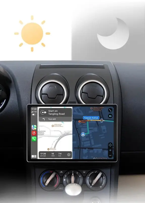 Radio Android do Nissan Qashqai J10 Multimedialne (2006-2013) CarPlay Android Auto 4G WiFi GPS DSP