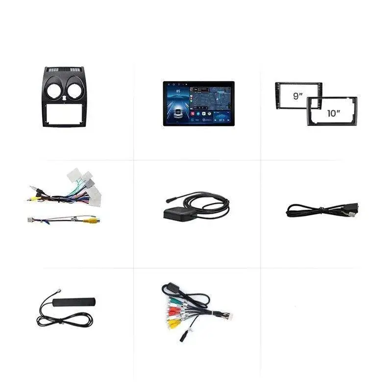 Radio Android do Nissan Qashqai J10 Multimedialne (2006-2013) CarPlay Android Auto 4G WiFi GPS DSP