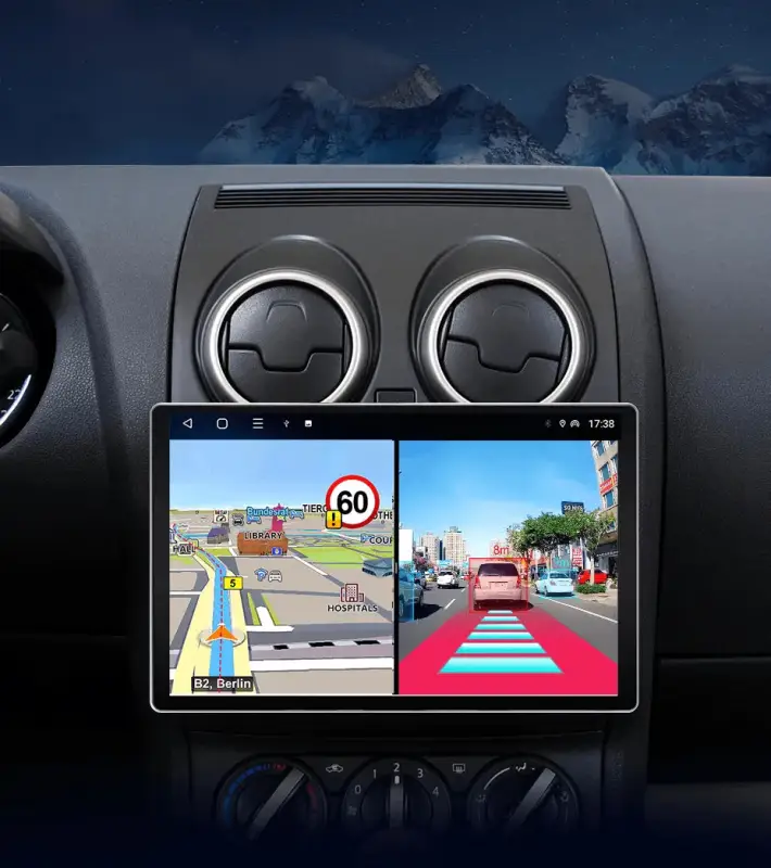 Radio Android do Nissan Qashqai J10 Multimedialne (2006-2013) CarPlay Android Auto 4G WiFi GPS DSP