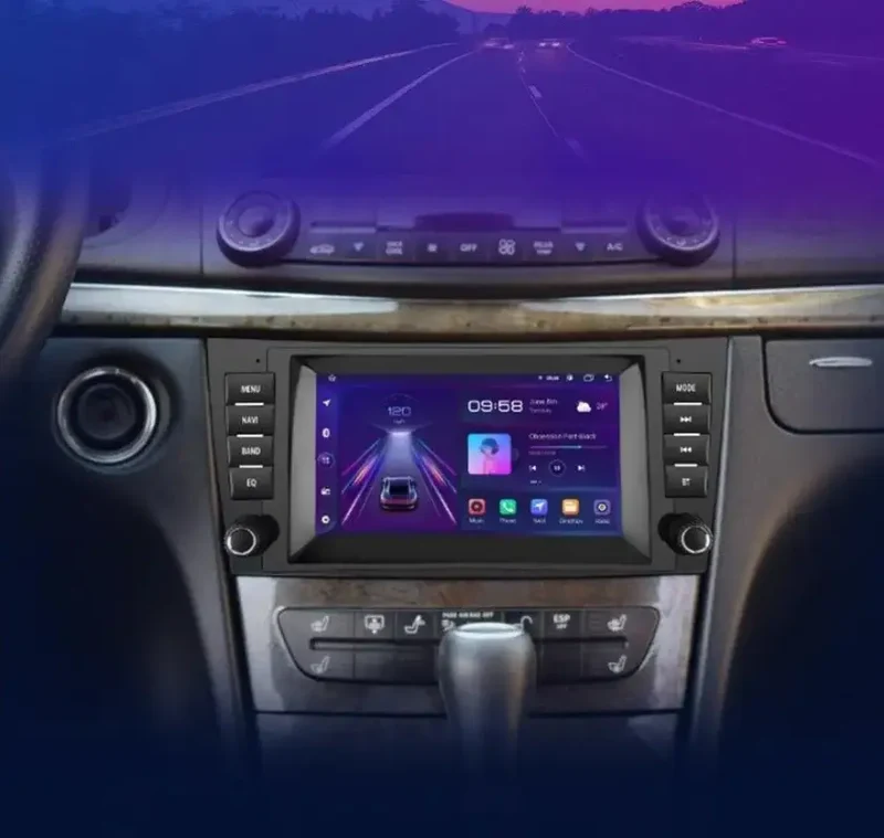 Radio Android do Mercedes-Benz E-Klasa W211 CLS W219 Multimedialne CarPlay Android Auto 4G WiFi GPS DSP