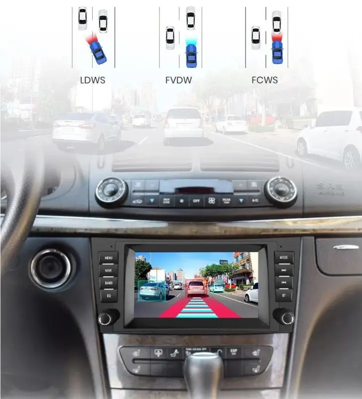Radio Android do Mercedes-Benz E-Klasa W211 CLS W219 Multimedialne CarPlay Android Auto 4G WiFi GPS DSP