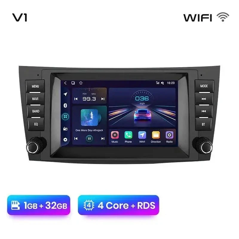 Radio Android do Mercedes-Benz E-Klasa W211 CLS W219 Multimedialne CarPlay Android Auto 4G WiFi GPS DSP