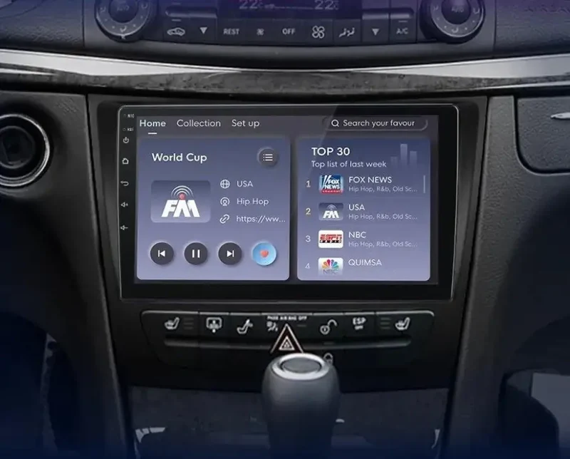 Radio Android do Mercedes-Benz E-Klasa W211 E300 (2002-2010) CarPlay Android Auto 4G WiFi GPS DSP