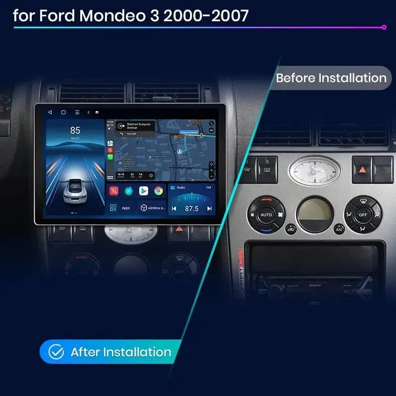 Radio Android do Ford Mondeo III (MK3) Multimedialne (2000-2007) CarPlay Android Auto 4G WiFi GPS DSP
