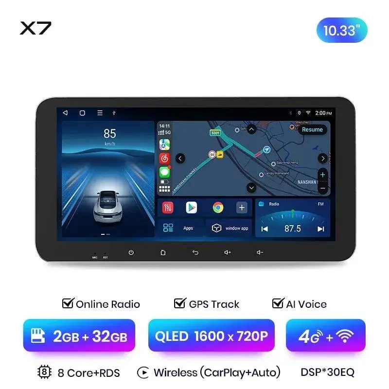 Radio Android do Ford Mondeo III (MK3) Multimedialne (2000-2007) CarPlay Android Auto 4G WiFi GPS DSP