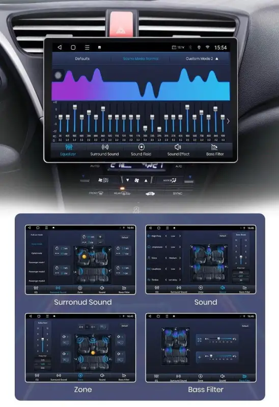 Radio Android do Honda Civic IX Multimedialne (2012-2017) CarPlay Android Auto 4G WiFi GPS DSP