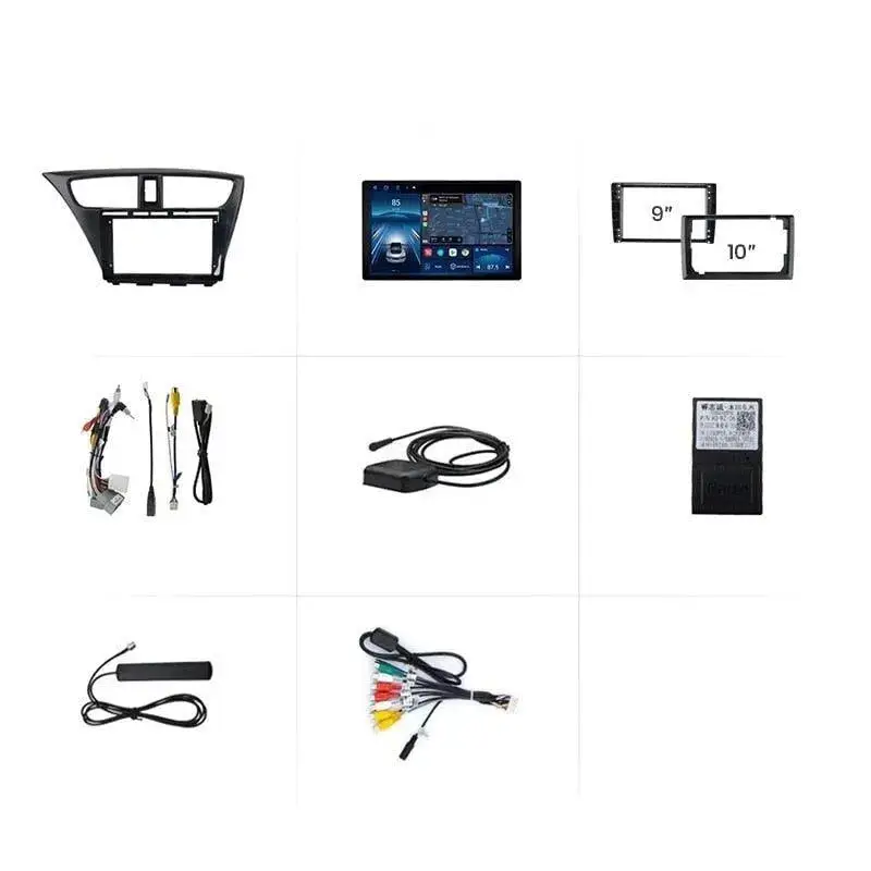 Radio Android do Honda Civic IX Multimedialne (2012-2017) CarPlay Android Auto 4G WiFi GPS DSP