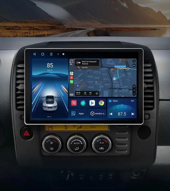 Radio Android do Nissan Navara Multimedialne (2006-2012) CarPlay Android Auto 4G WiFi GPS DSP
