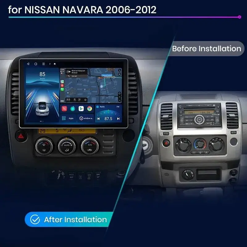 Radio Android do Nissan Navara Multimedialne (2006-2012) CarPlay Android Auto 4G WiFi GPS DSP