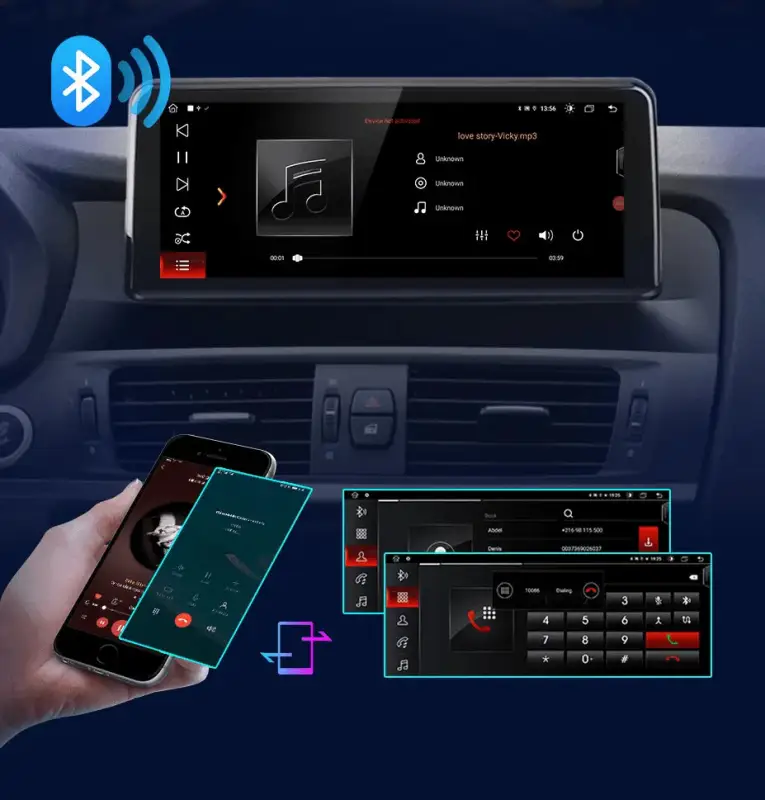 Radio Android do BMW X3 F25 X4 F26 (2013-2017) CarPlay Android Auto 4G WiFi GPS DSP
