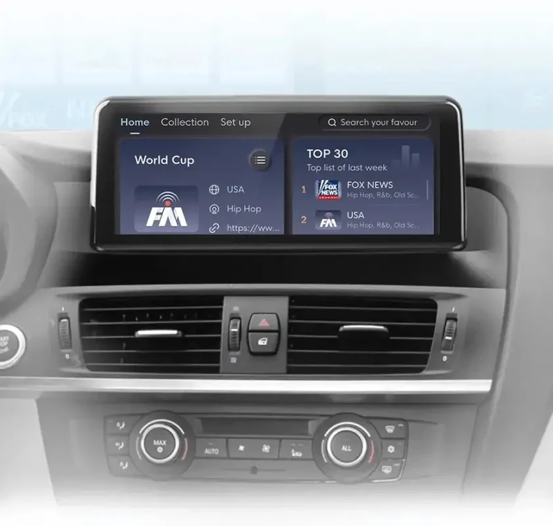 Radio Android do BMW X3 F25 X4 F26 (2013-2017) CarPlay Android Auto 4G WiFi GPS DSP