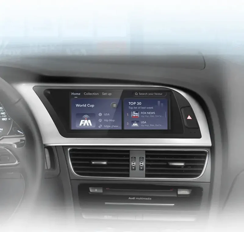 Radio Android do Audi A4 B8 2013-2016 (2009-2012) CarPlay Android Auto 4G WiFi GPS DSP