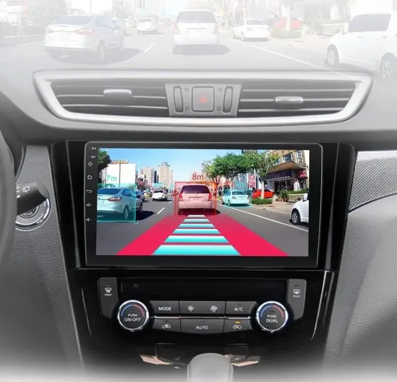 Radio Android do Nissan Qashqai J11 X-Trail T32 (2014-2017) CarPlay Android Auto 4G WiFi GPS DSP