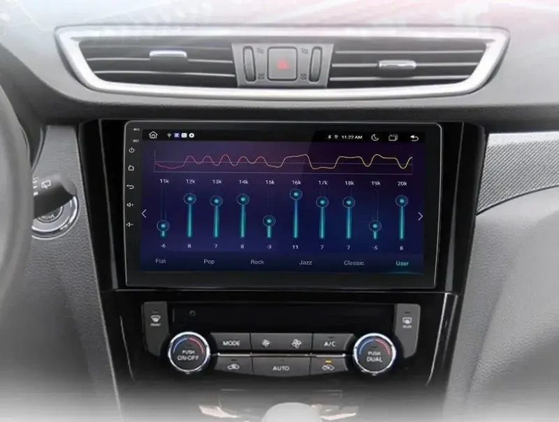 Radio Android do Nissan Qashqai J11 X-Trail T32 (2014-2017) CarPlay Android Auto 4G WiFi GPS DSP