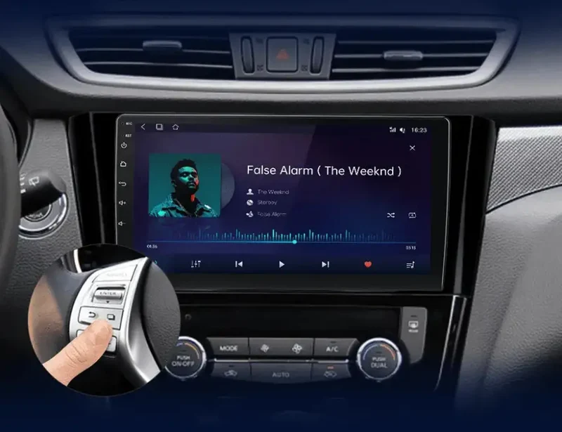 Radio Android do Nissan Qashqai J11 X-Trail T32 (2014-2017) CarPlay Android Auto 4G WiFi GPS DSP