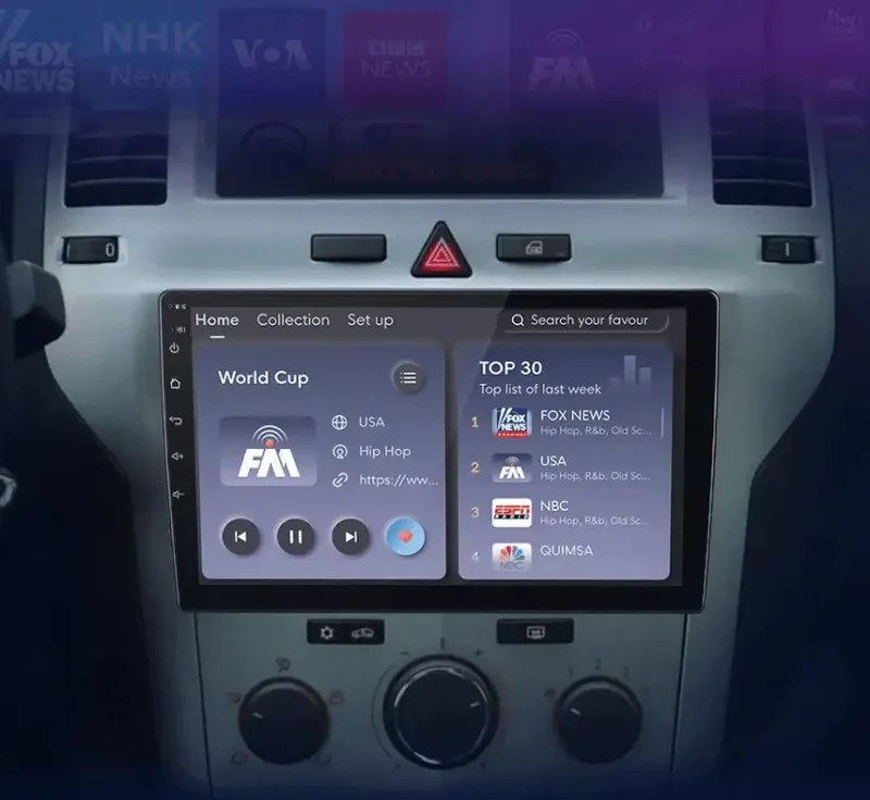 Radio Android do Opel Zafira B Astra H (2005-2014) CarPlay Android Auto 4G WiFi GPS DSP