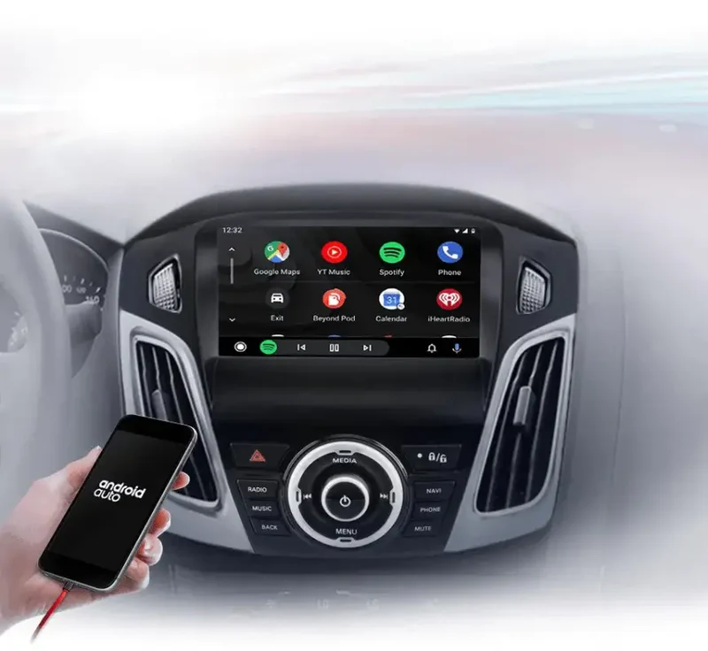 Radio Android do Ford Focus III MK3 (2011-2019) CarPlay Android Auto 4G WiFi GPS DSP