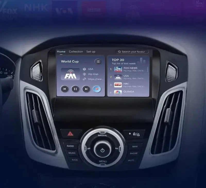 Radio Android do Ford Focus III MK3 (2011-2019) CarPlay Android Auto 4G WiFi GPS DSP
