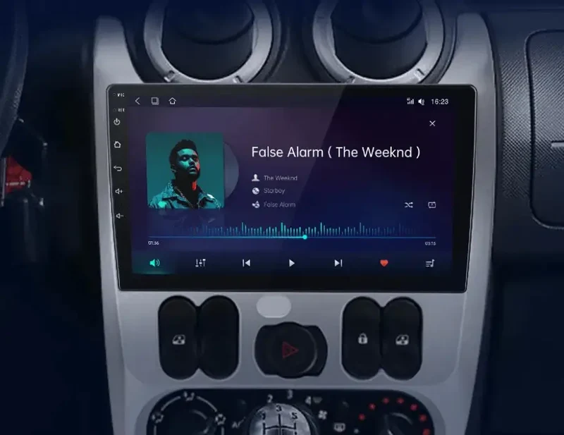 Radio Android do Renault Logan I Sandero Dacia Duster (2009-2015) CarPlay Android Auto 4G WiFi GPS DSP