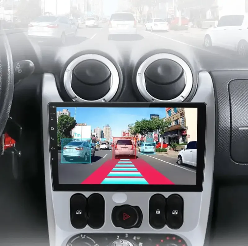 Radio Android do Renault Logan I Sandero Dacia Duster (2009-2015) CarPlay Android Auto 4G WiFi GPS DSP