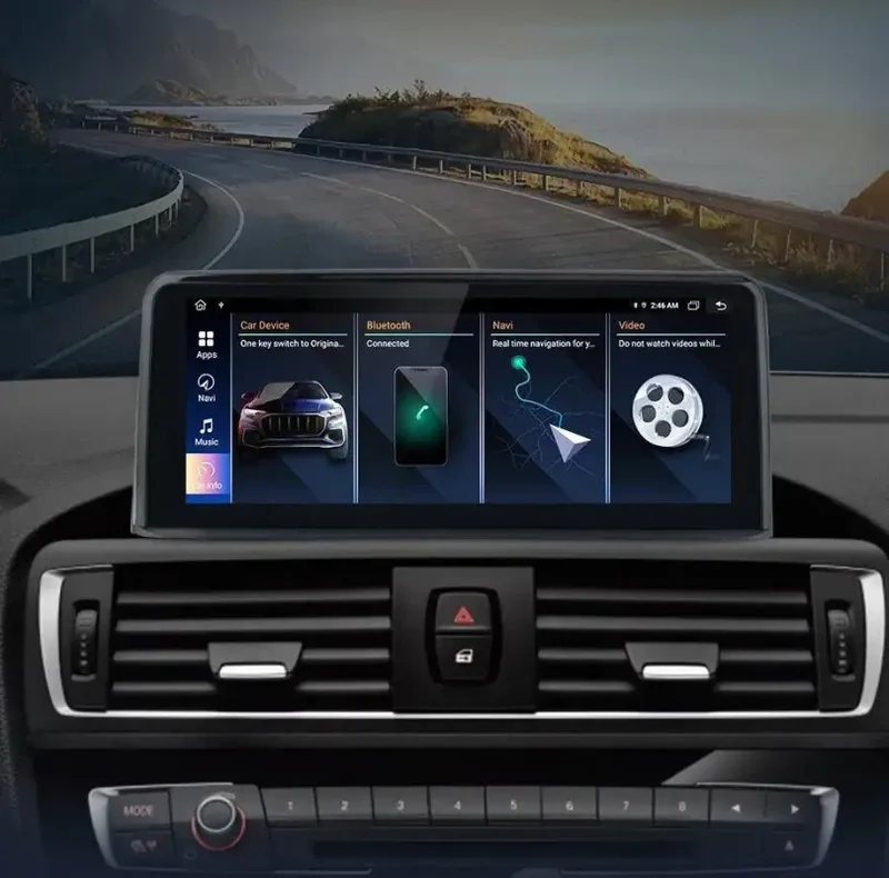Radio Android do BMW Serii 1 2 3 4 F20 F21 F22 F30 F31 F32 F33 F34 F36 CarPlay Android Auto 4G WiFi GPS DSP
