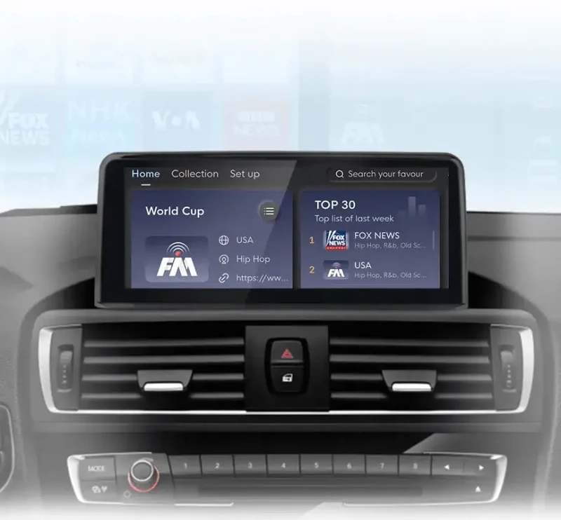 Radio Android do BMW Serii 1 2 3 4 F20 F21 F22 F30 F31 F32 F33 F34 F36 CarPlay Android Auto 4G WiFi GPS DSP