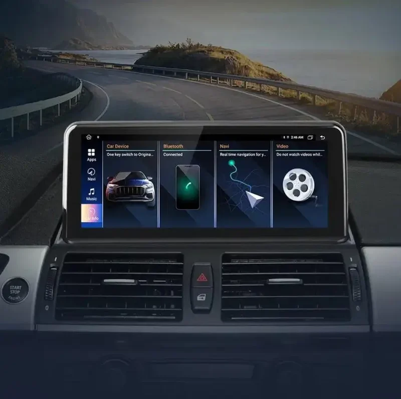 Radio Android do BMW X5 E70 X6 E71 (2007-2013) CarPlay Android Auto 4G WiFi GPS DSP