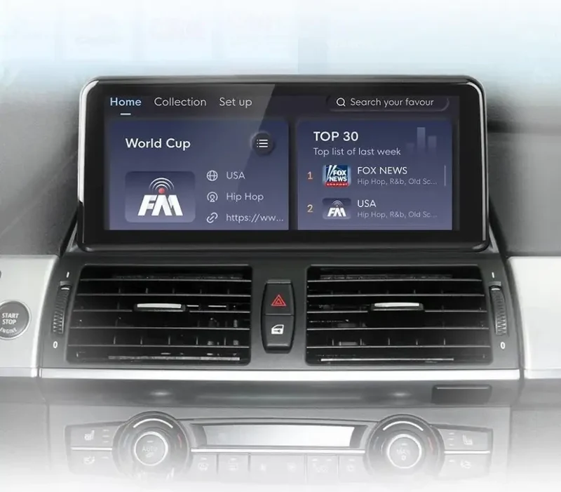Radio Android do BMW X5 E70 X6 E71 (2007-2013) CarPlay Android Auto 4G WiFi GPS DSP
