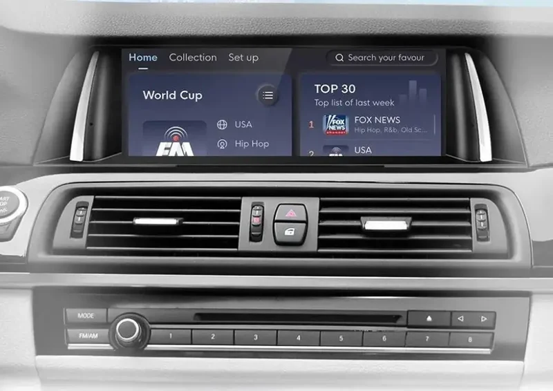 Radio Android do BMW Serii 5 F10 F11 (2011-2017) CarPlay Android Auto 4G WiFi GPS DSP