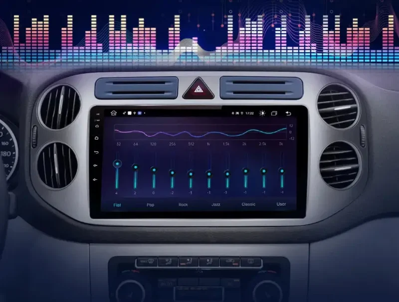 Radio Android do Volkswagen VW Tiguan (2006-2016) CarPlay Android Auto 4G WiFi GPS DSP
